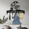 peanut case Custom Name Dog Wall Key Hook | Metal Iron Black Keys Holder Decor | Personalized Gift for Dog Lovers | Durable Pet-Themed Wall Organizer (Style I) view 3