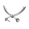 Sturdy Fruit Pit Remover for Cherries, Red Dates, Silver view 2