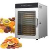 12 Layer Stainless Steel Food Dehydrator Fruits Vegetables Drying Machine Jerky Dehydrator Electric Meat Drying Box with 12 Trays view 1