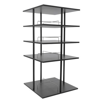 4-Tier Rotating Shoes Stands Rotatable Shoe Storage Cabinet Freestanding Shoes Cabinet Spinning Vertical Shoe Organizer Racks for Boots (Black/4-Tier)