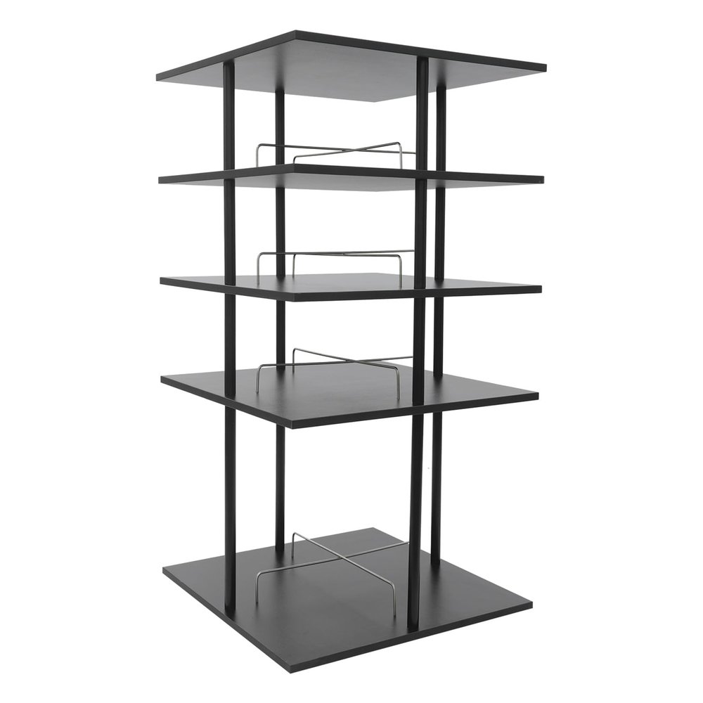 4-Tier Rotating Shoes Stands Rotatable Shoe Storage Cabinet Freestanding Shoes Cabinet Spinning Vertical Shoe Organizer Racks for Boots (Black/4-Tier)