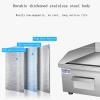 JOMRTS 1500W Commercial Electric Countertop Griddle Stainless Steel Flat Top Grill Hot Plate BBQ Non-Stick Flat Large Countertop Griddle for Restaurant Steak Pancake Kitchen view 2