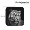 4Pcs Drink Coasters, Black and White Tiger Coasters for Drinks Leather Absorbent Coaster Set Heat-Resistant Mug Mats Coffee Cup Pads Housewarming Gifts for New Home view 3