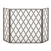 Flat Fireplace Screen, Heavy Duty Metal Mesh Cover, Free StandingGuard for Child Baby Pet Safe Protection - 732580cm (Color view 1