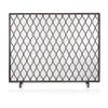 Black Fireplace Screen - Superior Heavy Quality Fire Guard/Stove Screen for Indoor Outdoor Baby Pet Safe Protection view 4