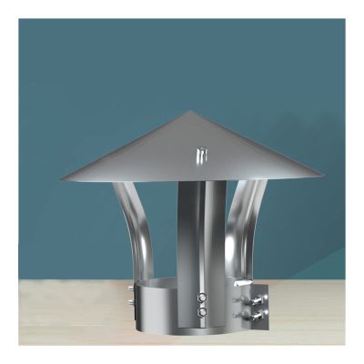 Chimney cap,chimney cowl,Practical Tool Chimney Cowl Cap,Galvanized Rain Cap Stainless Steel Chimney Cowl Cap, Pipe Rain Cover Protector Cap Galvanized Tinplate Ending Roof Cowl Rain Hat Hood(D11cm/4.