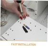Hidden Furniture Connectors 100 Pcs Multi-Function No Hole view 3