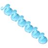 6PCS Powerful Suction Cup Wall Hooks, Towel Hooks, Plastic Hanger for Kitchen & Bathroom (Blue) view 3