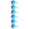 6PCS Powerful Suction Cup Wall Hooks, Towel Hooks, Plastic Hanger for Kitchen & Bathroom (Blue) view 4
