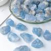 50g Bag Natural Rough Blue Celestite Geode Raw Quartz Mineral Tumbles for Home Decoration and Collection view 2