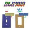 Building Brick Light Switch Cover Plate - Compatible with Standard Construction Blocks (Pink) view 3