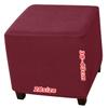 Ottoman Slipcover Foot Stool Covers Pouffe Footstool Slip Cover, Stretch Soft Fit, Velvet Jacquard, Elastic Bottom, Washable Customizable, Removable Furniture Protector for Living(1980,80 x 80 cm 31 x view 1