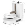 LTIGOAW Automatic Cake Buttercream Applicator, Electric Cake Decorator, Birthday Cakes Buttercream Smooth Coating Decorator 110V, for 4-12 Inch Cakes (White) view 2
