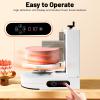 LTIGOAW Automatic Cake Buttercream Applicator, Electric Cake Decorator, Birthday Cakes Buttercream Smooth Coating Decorator 110V, for 4-12 Inch Cakes (White) view 3