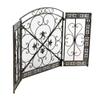 FireplacesProtection FireplaceProtection 3 Panel Heavy Duty Fireplace Screen Mesh Cover Wrought Iron, Foldable Large FireGuard view 1