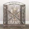 FireplacesProtection FireplaceProtection 3 Panel Heavy Duty Fireplace Screen Mesh Cover Wrought Iron, Foldable Large FireGuard view 2
