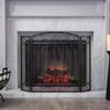 Classic Fireplace Screen 3 Panel Foldable Fire Protector SolidFire Guard Fence Indoor and Outdoor FreestandingGuard for Baby & view 3