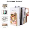 Bookends for Shelves Non-Skid Book Stopper Heavy Duty Bookends Delicious Sweet Ramen Book Ends Suit Books CDs view 3