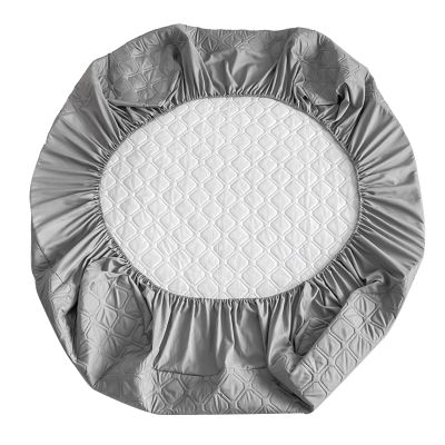 Mattress Protector, Water Mattress Cover, Plaid Pattern, Dust Proof Urine Penetration Mattress Pad Cover, Soft Mattress Protector for Home Hotel (200 * 200cm)