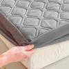 Mattress Protector, Water Mattress Cover, Plaid Pattern, Dust Proof Urine Penetration Mattress Pad Cover, Soft Mattress Protector for Home Hotel (200 * 200cm) view 4