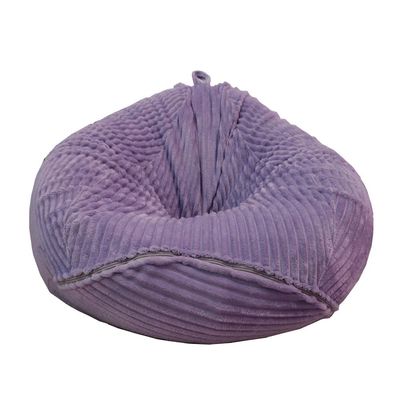 Soft Bean Bag Chair Cover No filler Sofa Cover Storage Bean Bag Cover Organizing Children Plush Toys (purple, X-Large)