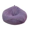 Soft Bean Bag Chair Cover No filler Sofa Cover Storage Bean Bag Cover Organizing Children Plush Toys (purple, X-Large) view 1