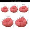Soft Bean Bag Chair Cover No filler Sofa Cover Storage Bean Bag Cover Organizing Children Plush Toys (purple, X-Large) view 2