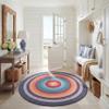 SAFAVIEH Braided Round Rug 5', Braided Red & Orange BRD308Q view 1