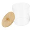 SOLUSTRE Funny Kitchen Gadgets Acrylic Toothpick Swab Container Organizer for Bathroom Storage Boxes Lids view 1