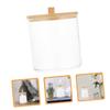 SOLUSTRE Funny Kitchen Gadgets Acrylic Toothpick Swab Container Organizer for Bathroom Storage Boxes Lids view 2
