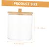 SOLUSTRE Funny Kitchen Gadgets Acrylic Toothpick Swab Container Organizer for Bathroom Storage Boxes Lids view 3