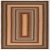 SAFAVIEH Braided Indoor/Outdoor Accent Rug 4x6, Brown & Light Brown BRD313T view 2
