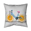18 x 18 in. Orange Wheel Bike-Double Sided Print Indoor Pillow Cover view 1