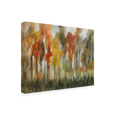 Trademark Fine Art Outdoor Canvas Art - Silvia Vassileva 'Enchanted Forest' Wall Art for Outdoor Spaces, Patios, or Gardens