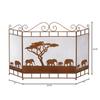 Fireplace Screens Elephants On The Fireplace Screen Fireplace Screen Flat Fireplace Screens Decorative view 3