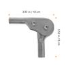 2Pcs Heavy Duty Couch Joint Hinges - Folding Sofa Accessory for Beach & Fishing Chairs view 4