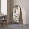 KEG801302 Simple Floor-to-Ceiling Magazine Rack Against The Wall Brochure Stand Catalog Literature Rack 4 Layers for Trade Show Exhibitions Office Retail Store Office view 3