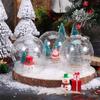 BESPORTBLE 15pcs DIY Snow Globe Water Globes - 2.8 Inch Clear Fillable Plastic Snowball with Screw Caps for Holiday Decor, Christmas Halloween Crystal Ball Props & Fortune Teller Accessories view 4