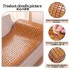BRCYKRWY Summer Sleeping Mat,Foldable Summer Bed Mat,Carbonised Anti-Slip Mahjong Bamboo Mat,Summer Cooling Topper Pad Breathable Mahjong Mat Folding Air Conditioning Mat,Various Specifications view 3