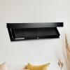 DimyFew Wall Float Shelf Flap Concealed Shelves with Compartment Fashion Home Decoration Storage Box for Kitchen Bedroom Nursery, Black view 3