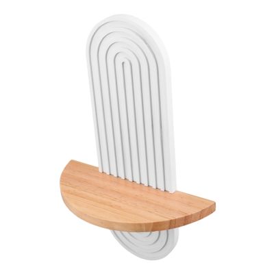 Alipis Decorative Wall Shelf Space-Saving Wooden Hanging Ledge for Indoor Use Minimalist Design for Plant Display and Home Organization Bedroom and Living Room