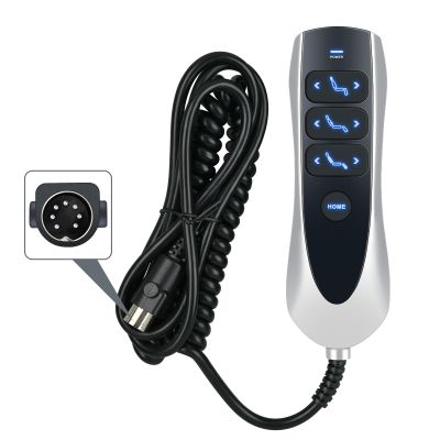 RETROSUN Recliner Remote Control Replacement for Uetmulik, 7 Pin Prong 7 Button Remote Backlit Hand Control Handset with USB for Lift Chair or Power Recliner