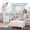 10000 BTU Portable Air Conditioner, AC Unit 3 In 1 Cooling, Dehumidifier, Fan, Remote Control/LED Display/24Hrs Timer/360 Wheels/Installation Kits, Cool Up to 450 Sq.Ft, for Home Office Bedroom view 2