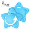 Homoyoyo Star Shape Silicone Bathtub Drain Stopper Waterproof Drain Cover for Kitchen and Bathroom 1-Piece Hair Catcher Easy to Clean Tub Plug view 3