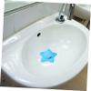 Homoyoyo Star Shape Silicone Bathtub Drain Stopper Waterproof Drain Cover for Kitchen and Bathroom 1-Piece Hair Catcher Easy to Clean Tub Plug view 4
