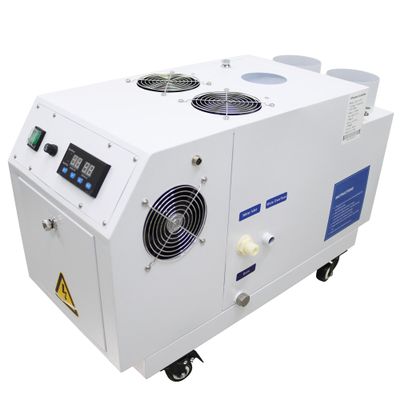HQHAOTWU Commercial Ultrasonic Humidifier Cooler Sprayer 13.5KG/h Industrial Mist Maker 1076-1937 Square Feet Portable Mist Fog Making Humidifier for Warehouse Large Room Greenhouse