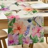 ANATTASOUL Hummingbird & Hibiscus Table Runner for Home Kitchen Decor view 1