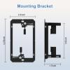 FGB 10Gbps Ethernet Wall Plate, 2 Port CAT6 Wall Plate and Jack, RJ45 Ethernet Wall Outlet with Single Gang Low Voltage Mounting Bracket, 2 Pack view 3