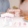 30 Pcs Name That Baby Song Game Cards & 1 Answer Card - Pink Bow Theme Double Sided Baby Shower Games For Girls - Gender Reveal, Announcement Party Decorations & Activities - B01 view 4
