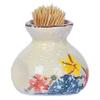 Muzrunq Toothpick Holder 1.38x2.2 Ceramic Japanese Style Decorative Cute Toothpick Holder Dispenser for Home Cafe Restaurant, Dispenser. view 3